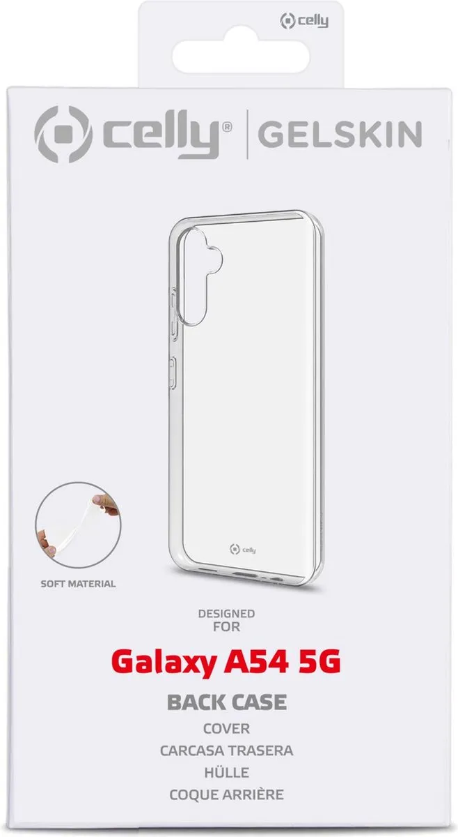Celly Gelskin Siliconen Hoesje A54 - Transparant - MPN 8021735200796