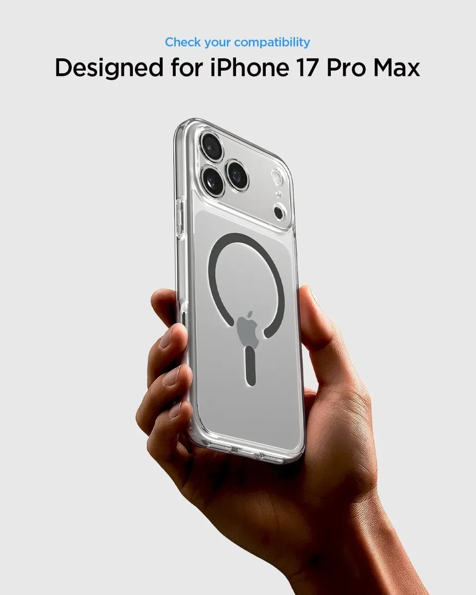 Spigen Signature ACS06711 Hoesje - iPhone 17 Pro Max - Grijs