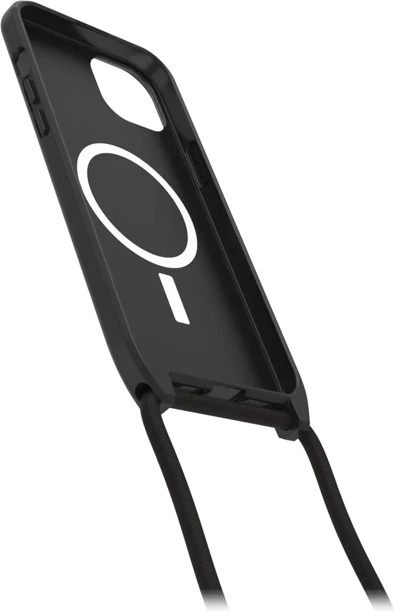 OtterBox React Necklace Mag Hoesje - iPhone 15 Plus - Zwart