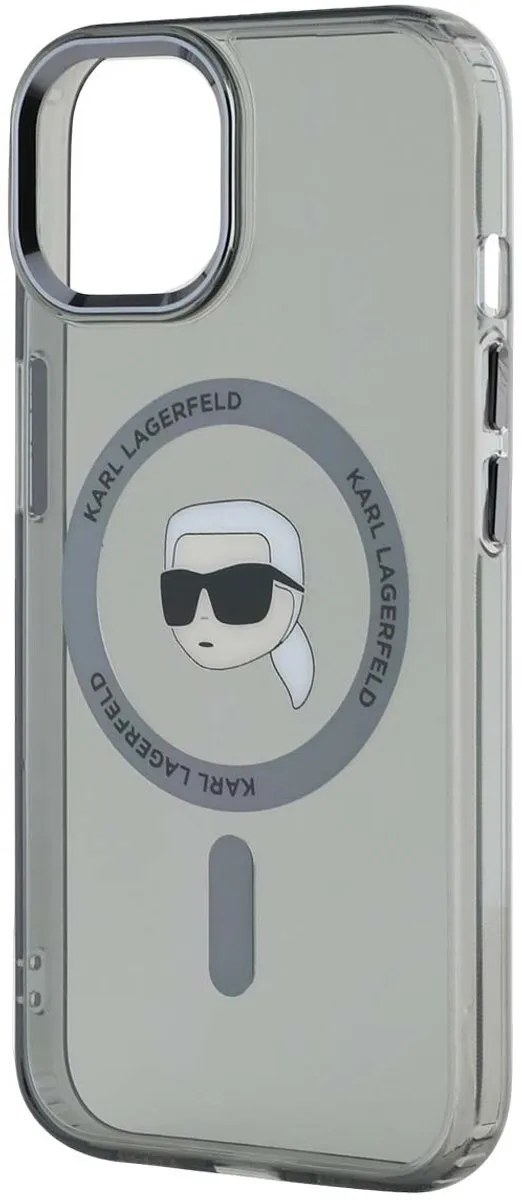 Karl Lagerfeld iPhone 15 MagSafe Hoesje - Transparant KLHMP15SHLSKIK