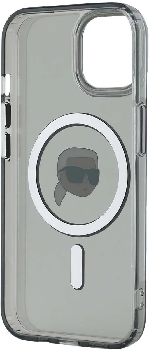 Karl Lagerfeld iPhone 15 MagSafe Hoesje - Transparant KLHMP15SHLSKIK