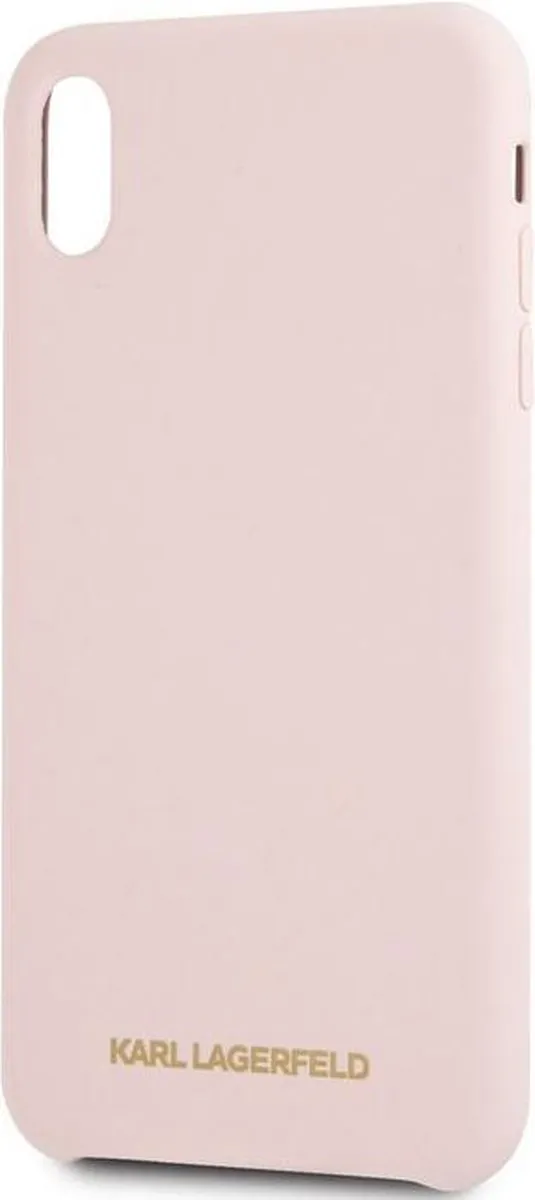 Karl Lagerfeld Silicone Back Case Roze