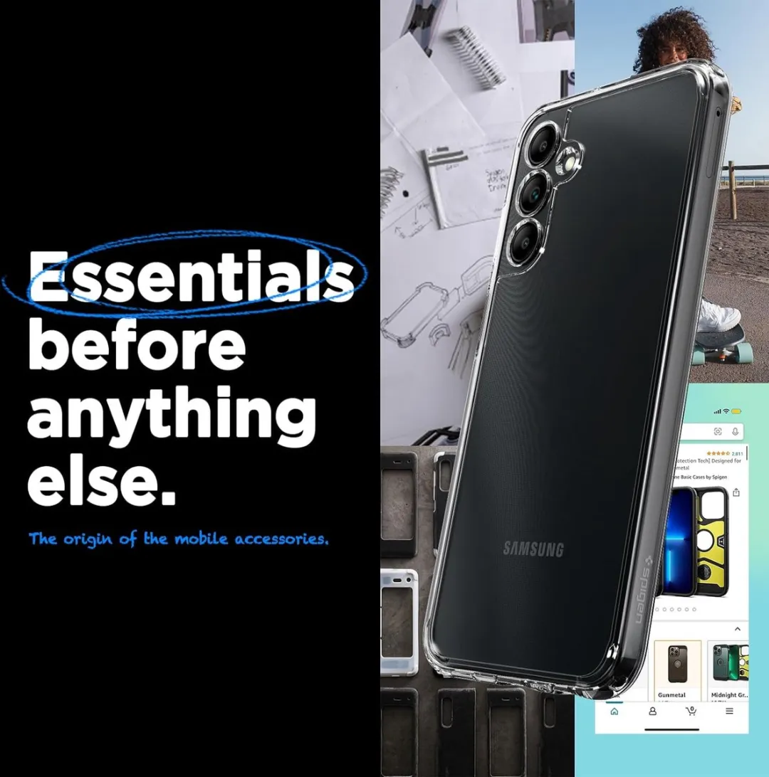 Spigen Ultra Hybrid Back Cover - Samsung Galaxy A15 Transparant - afbeelding 4 van 5