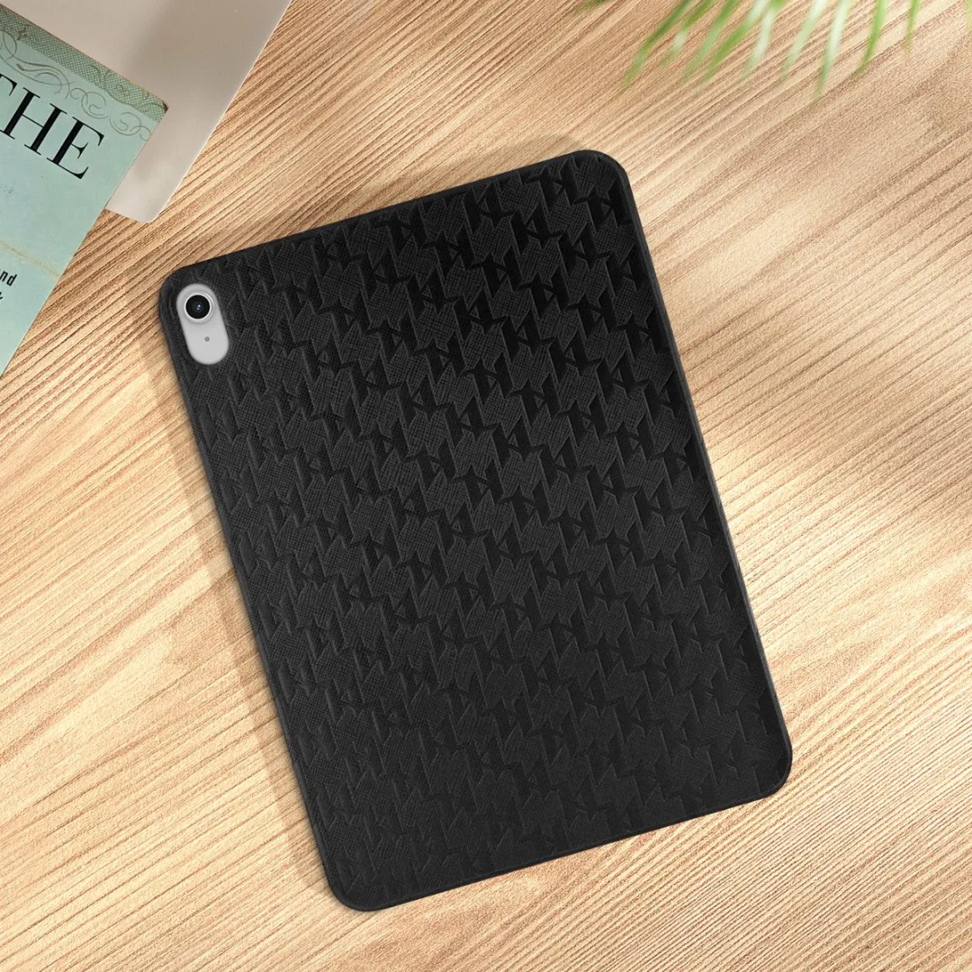 Karl Lagerfeld Ikonik Karl NFT Hoesje - iPad 10.9 2022 - Zwart