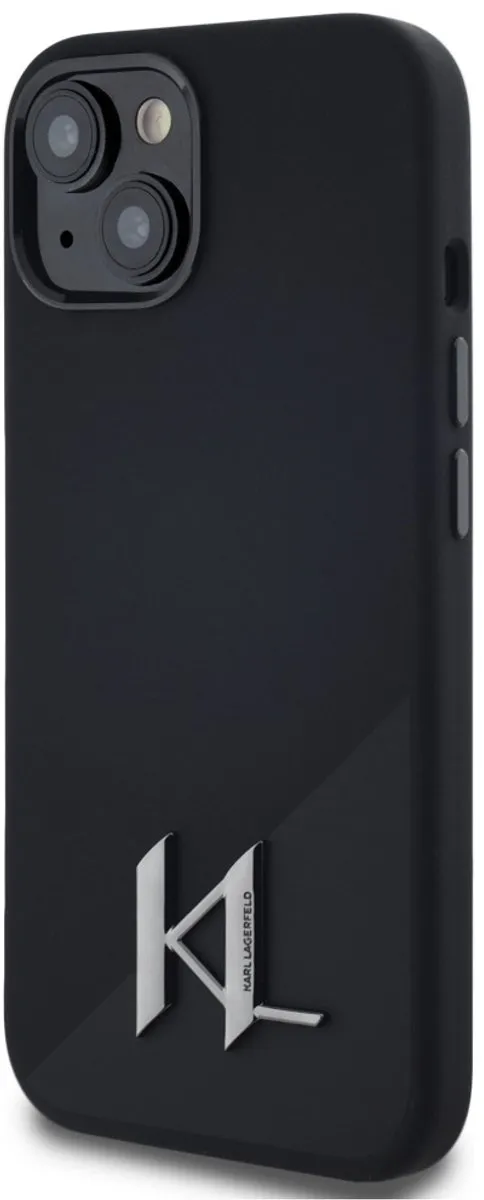 Karl Lagerfeld Siliconen Hoesje iPhone 15 - Transparent
