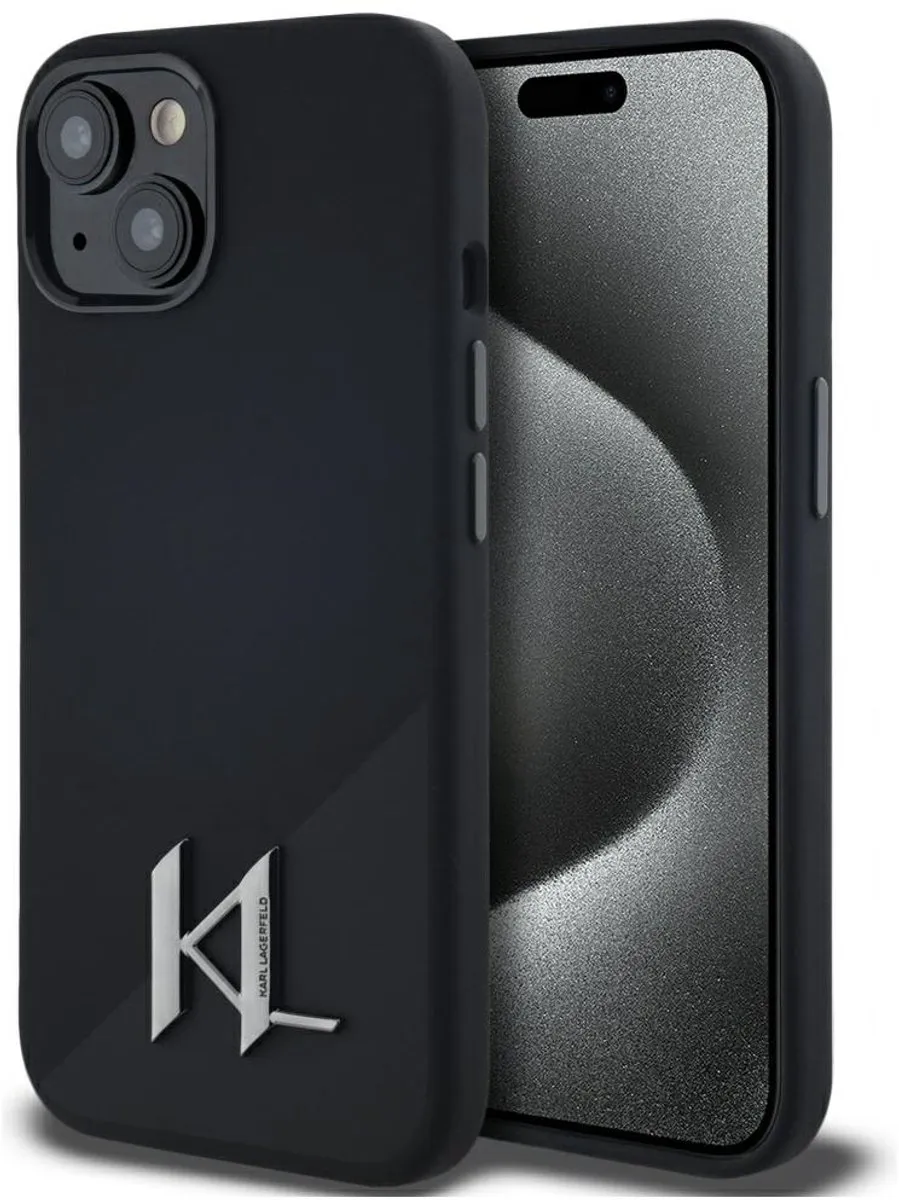 Karl Lagerfeld Siliconen Hoesje iPhone 15
