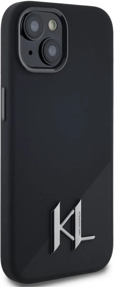 Karl Lagerfeld Siliconen Hoesje iPhone 15 - Transparent