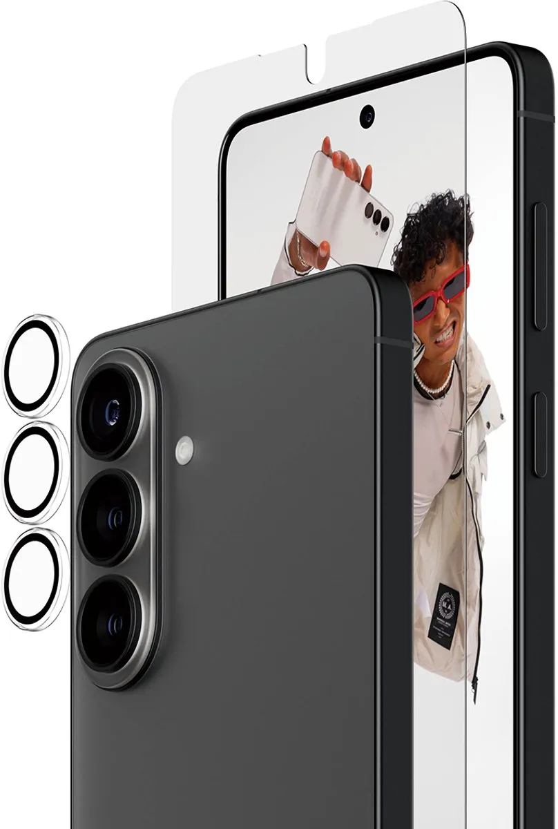 PanzerGlass Galaxy S26+ Screenprotector & Hoops
