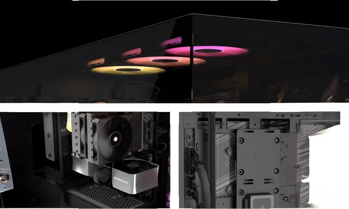 Corsair 3500X Gaming Behuizing - ARGB Zwart 4x120mm