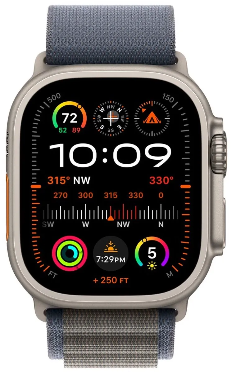 Apple Watch Blauw Alpine Loop - 49mm - M