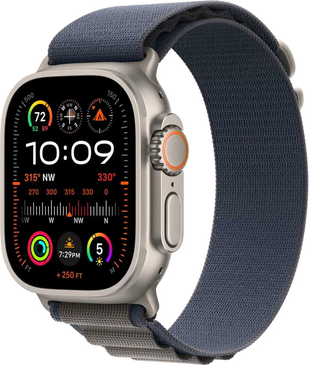 Apple Watch Blauw Alpine Loop