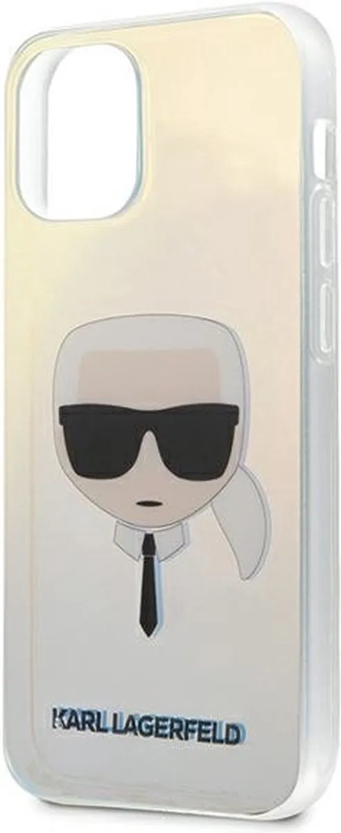 Karl Lagerfeld Iridescent Boss Backcase - iPhone 12 Mini - Meerkleurig