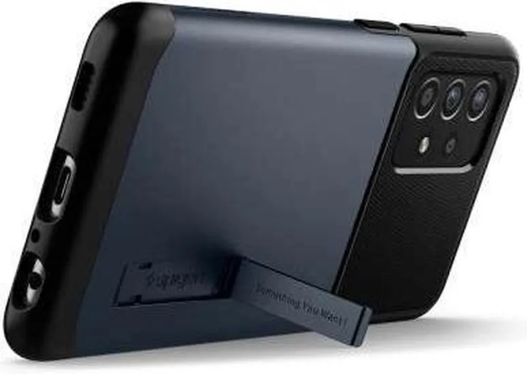 Spigen Slim Armor Case Samsung Galaxy A72 - Grijs
