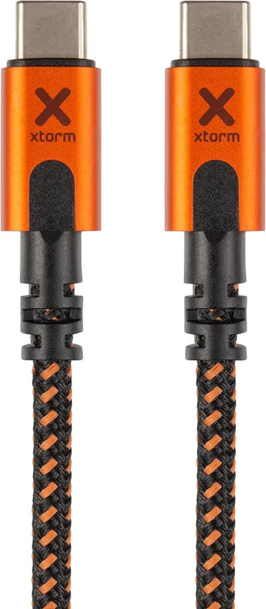 Xtorm SolarBooster 14W + Rugged Powerbank 20W - 10.000mAh - USB-C Kabel - 4x opladen - Oranje