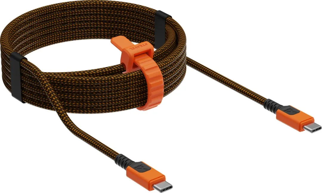 Xtorm SolarBooster 14W + Rugged Powerbank 20W - 10.000mAh - USB-C Kabel - 4x opladen - Oranje