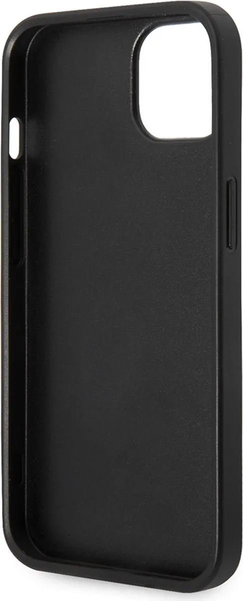 Karl Lagerfeld iPhone 14 Plus Hoesje Effen Zwart - KLHCP14MSAPKHK
