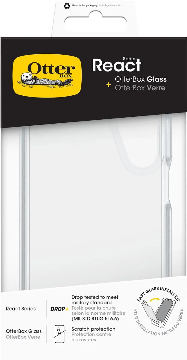 OtterBox React Series 78-81479 Hoesje - Samsung Galaxy A16 - Transparant - afbeelding 6 van 6