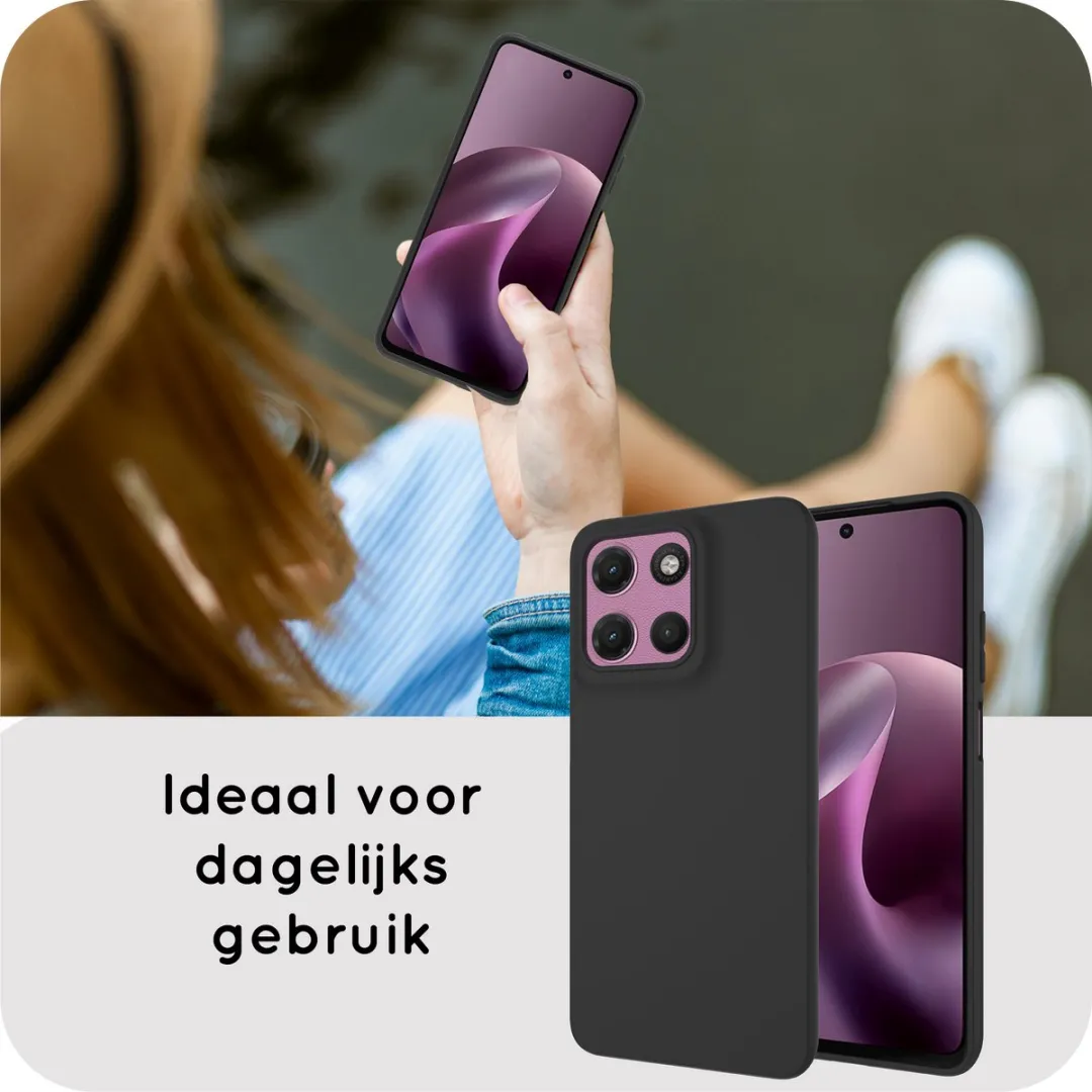 Just in Case Moto G17 Siliconen Hoesje - Transparant MMT2891KL0