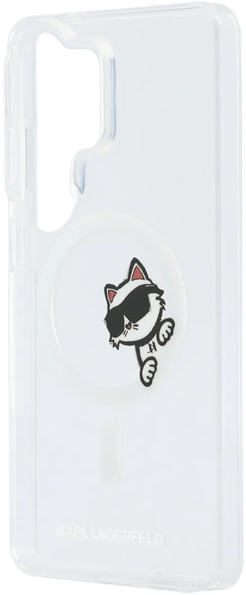 Karl Lagerfeld Choupette Peekaboo Telefoonhoesje - Galaxy S26 Ultra - Transparant