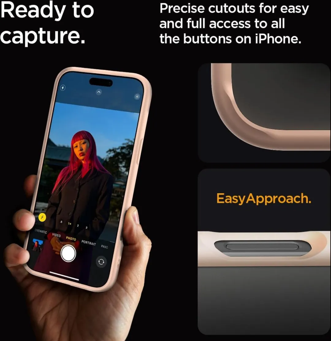 Spigen iPhone 16 Pro Max Ultra Hybrid Hoesje - Rose