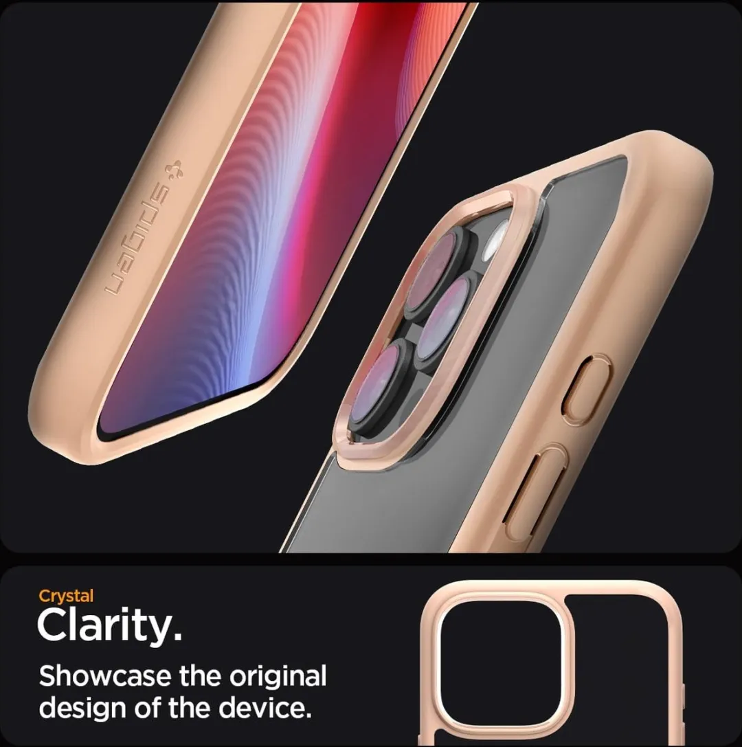 Spigen iPhone 16 Pro Max Ultra Hybrid Hoesje - Rose