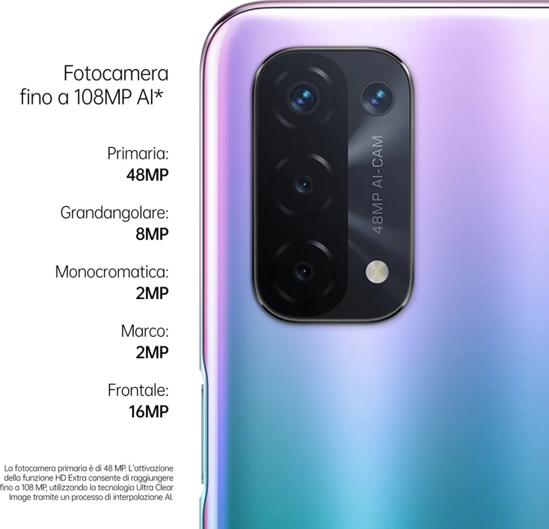 OPPO A54 CPH2195FE Smartphone - Fantastic Purple