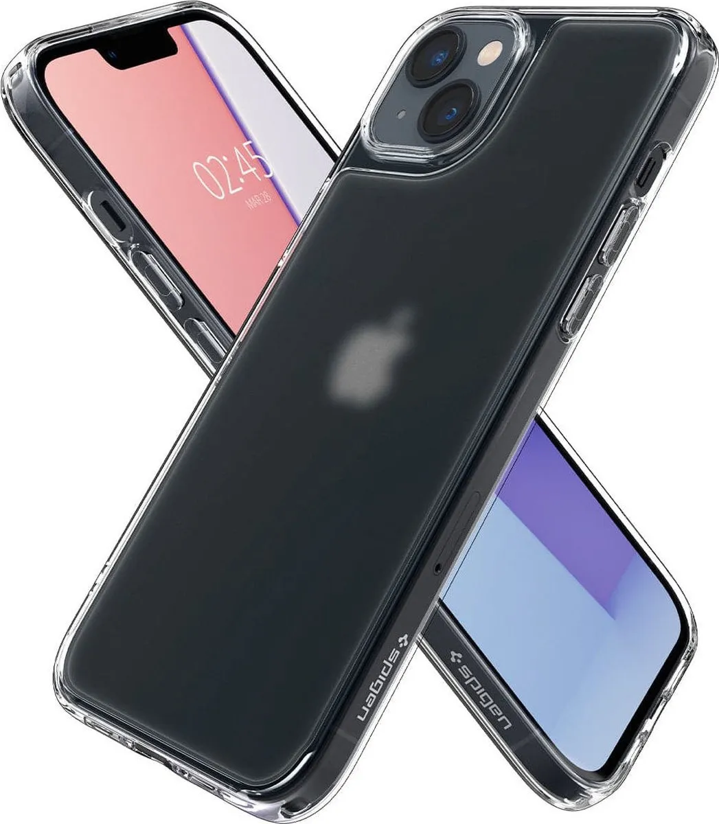Spigen Quartz Hybrid Hoesje iPhone 14 Plus - Transparant