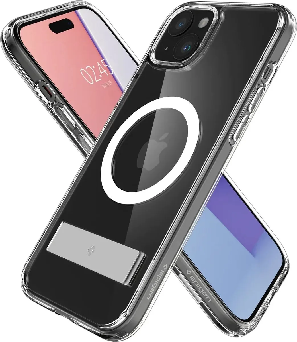 Spigen iPhone 15 Ultra Hybrid MagSafe Hoesje - ACS06702 - Transparant