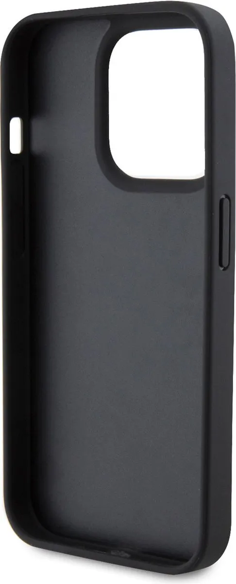 Karl Lagerfeld Leren Hoesje iPhone 15/Pro/Max - Zwart - 3666339166748