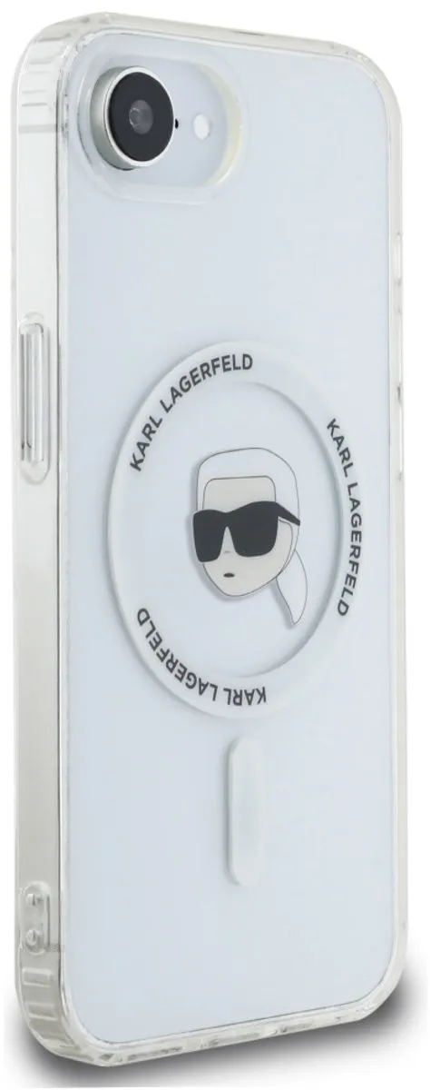Karl Lagerfeld iPhone 16E Hoesje - MagSafe - Transparent