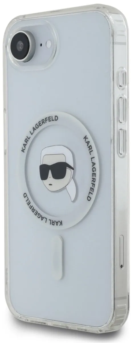 Karl Lagerfeld iPhone 16E Hoesje - MagSafe - Transparent - afbeelding 6 van 6