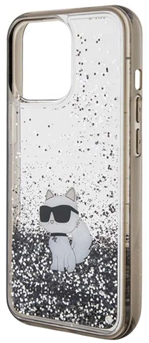 Karl Lagerfeld Romp iPhone 13 Pro Max Glitter - KLHCP13XLKCNSK - Transparant