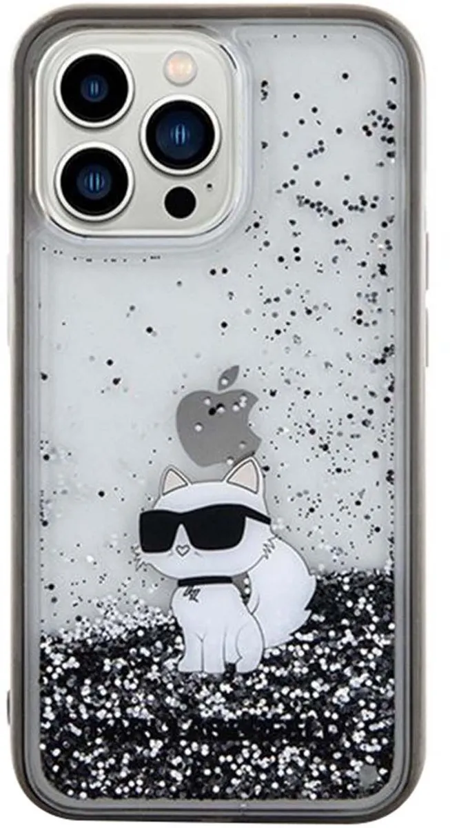 Karl Lagerfeld Romp iPhone 13 Pro Max Glitter - KLHCP13XLKCNSK - Transparant