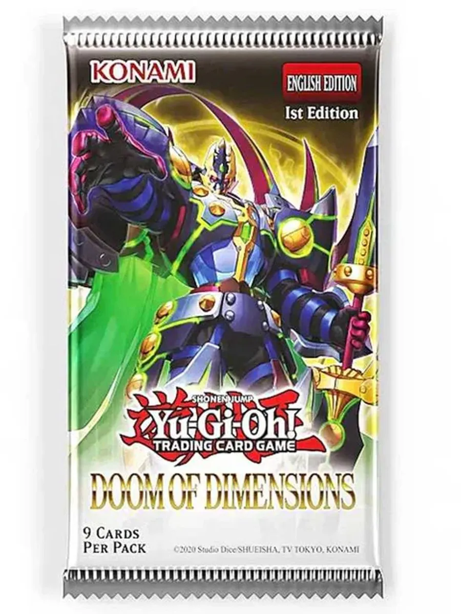 Konami Yu-Gi-Oh! Doom of Dimensions Booster - 123nvtg123