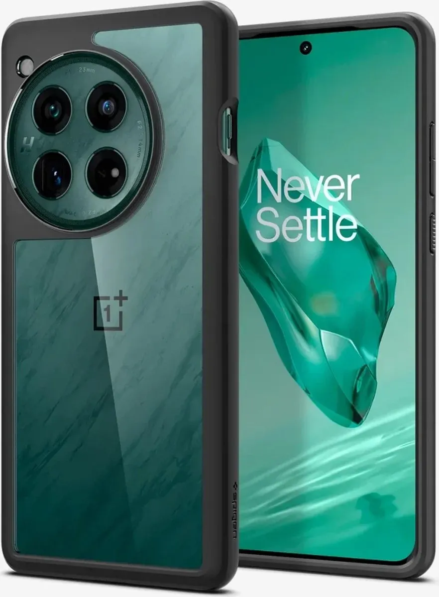 Spigen OnePlus 12 Ultra Hybrid Hoesje - Mat Zwart