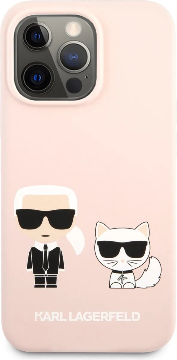 Karl Lagerfeld iPhone 13 Pro Telefoonhoesje - Roze - MagSafe - afbeelding 6 van 6