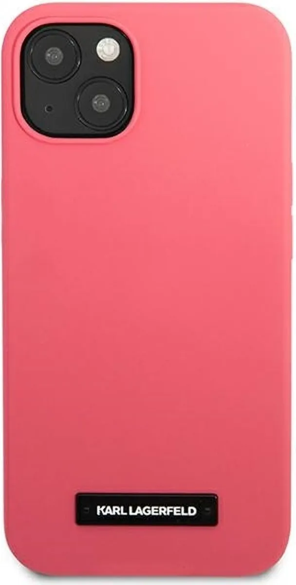Karl Lagerfeld KLHCP13MSLMP1PI iPhone Hoesje - Fuchsia - 1 Pasje