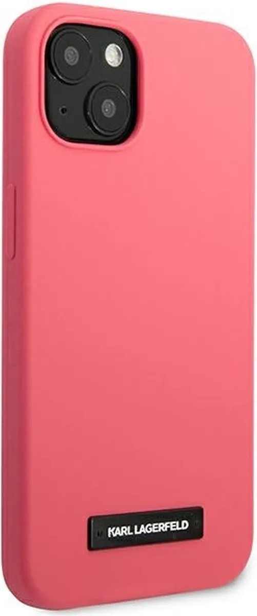 Karl Lagerfeld KLHCP13MSLMP1PI iPhone Hoesje - Fuchsia - 1 Pasje