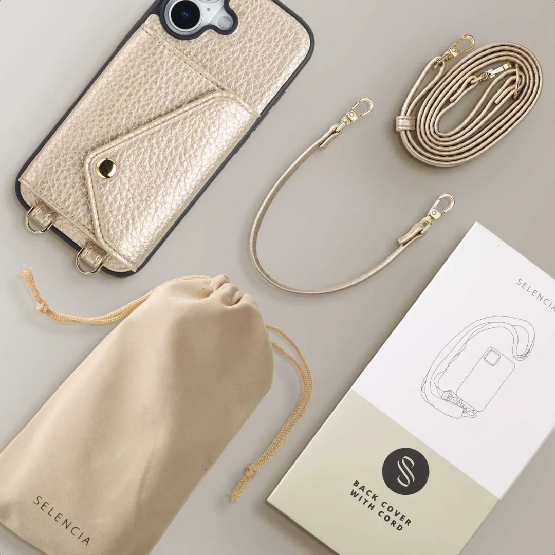 Selencia Sera Koordhoes iPhone 17 - Champagne - 3 Pasjes