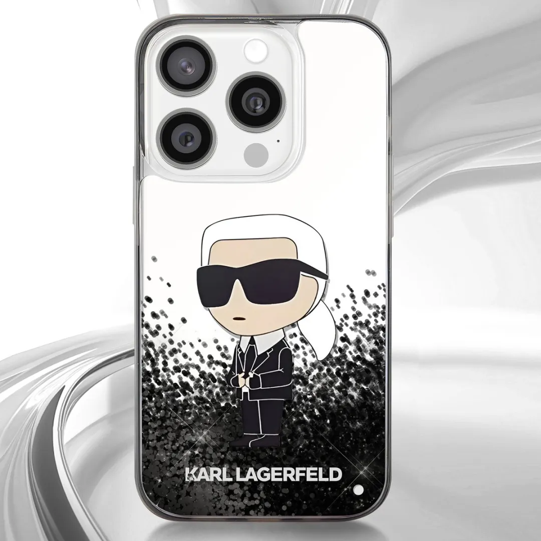 Karl Lagerfeld iPhone 15 Pro Hoesje H64096 - Zilver