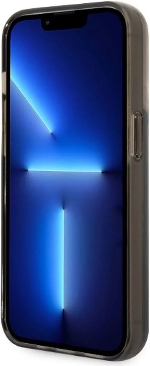 Karl Lagerfeld KLHCP14LLCKVK iPhone 14 Pro Hardcase - Zwart Glitter