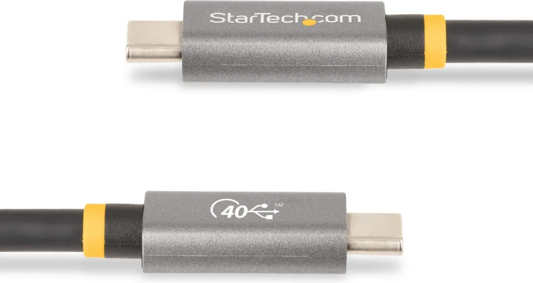 Startech USB4 CC1M-40G-USB-CABLE Kabel - 40Gbps 100W 8K - Tweekleurig - afbeelding 6 van 6