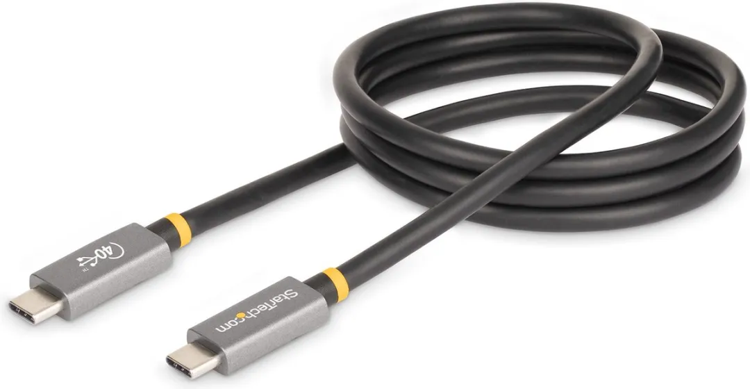 Startech USB4 CC1M-40G-USB-CABLE Kabel - 40Gbps 100W 8K - Tweekleurig