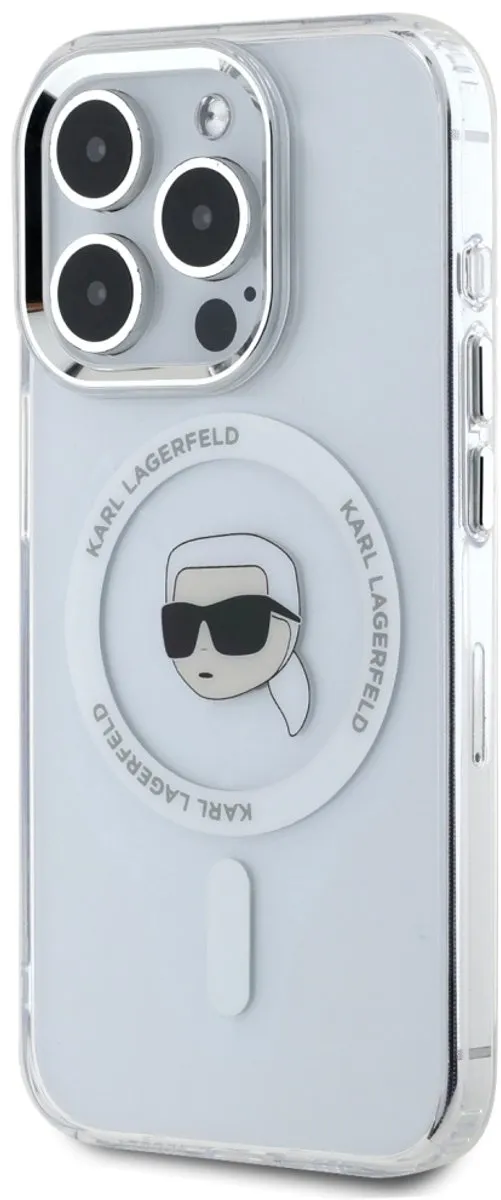 Karl Lagerfeld Magnetische Hoes iPhone 15 Pro Max - Transparent