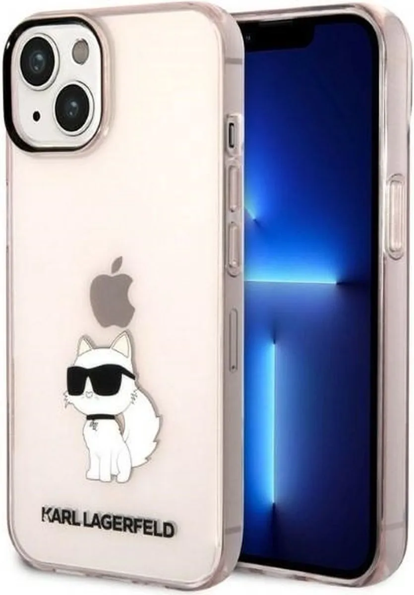 Karl Lagerfeld KLHCP14MHNCHTCP iPhone 14 Plus Hoesje - Roze - afbeelding 6 van 6