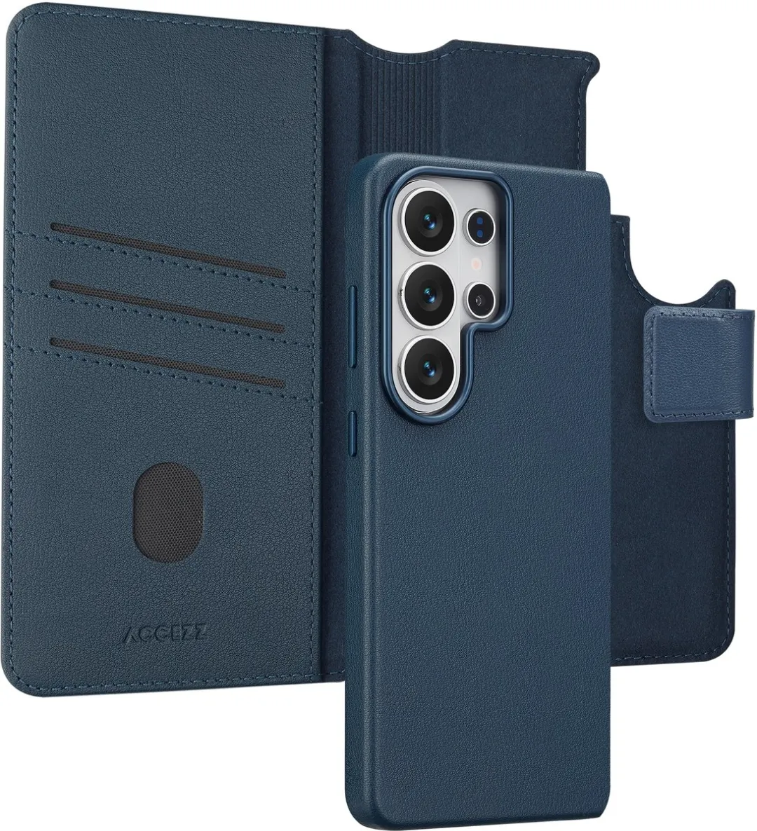 Accezz Hoesje Samsung Galaxy S26 Ultra Bookcase 2-in-1 Nightfall Blue - 3 Pasjes