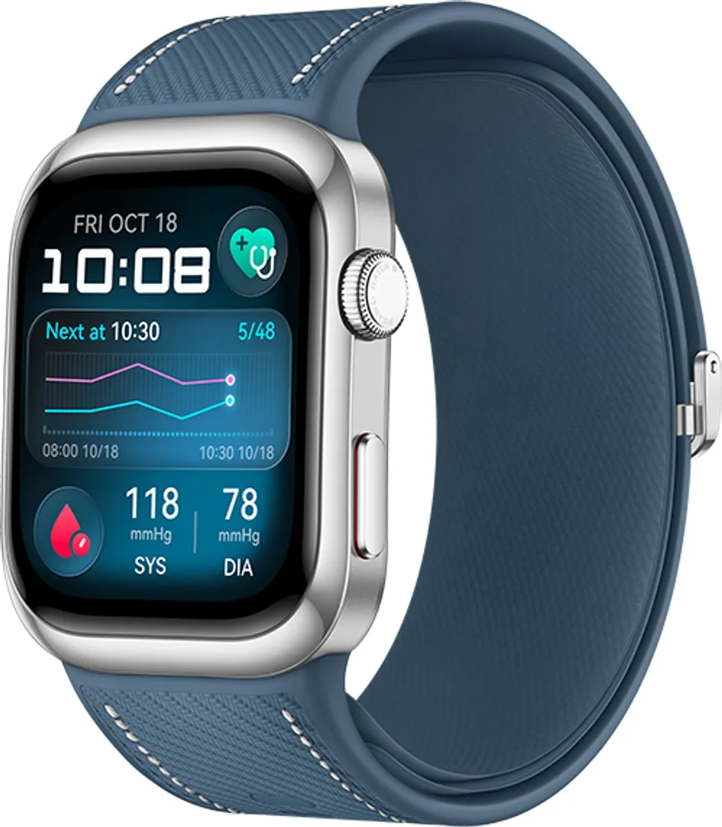 Huawei Watch D2 Blue Smartwatch - ECG & Bloeddrukmeter 38mm