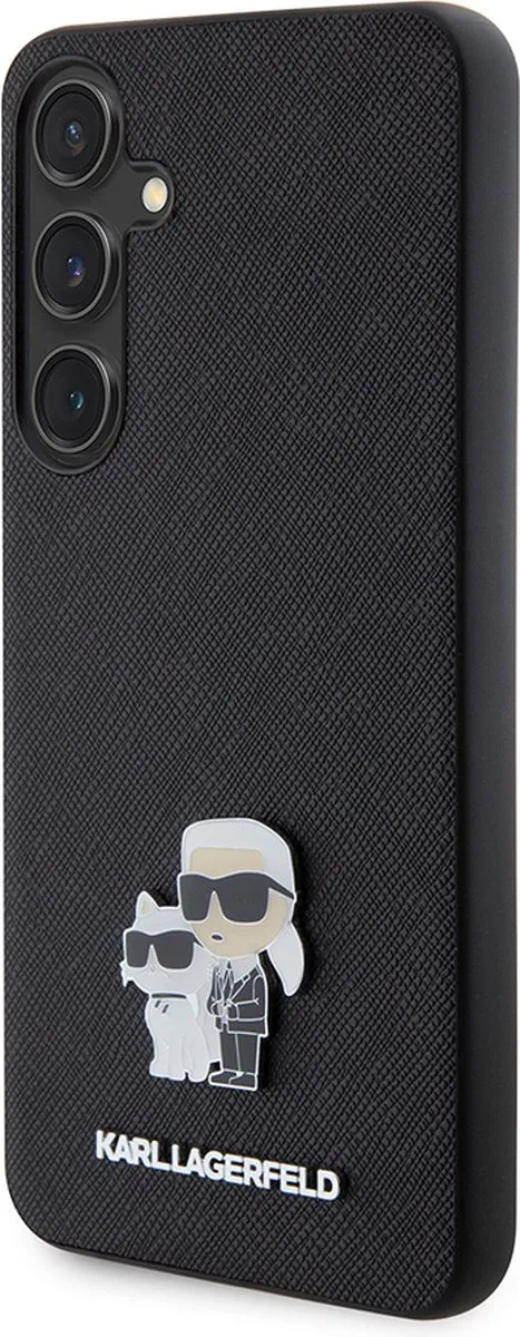 Karl Lagerfeld Backcase Hoesje KLHCS24SPSAKCMPK - Samsung Galaxy S24 - Zwart