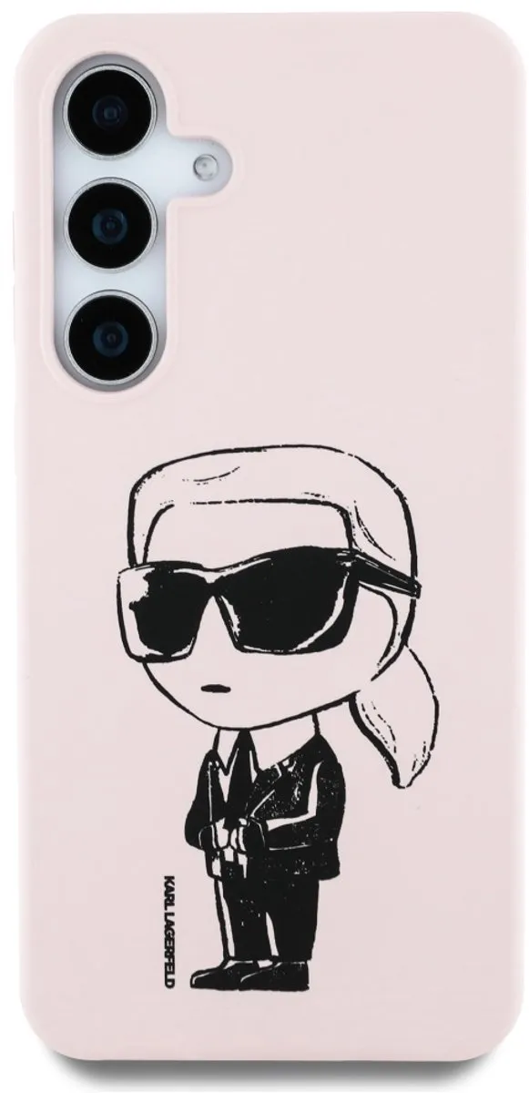Karl Lagerfeld Silicone Etui - Samsung Galaxy S25 - Transparent
