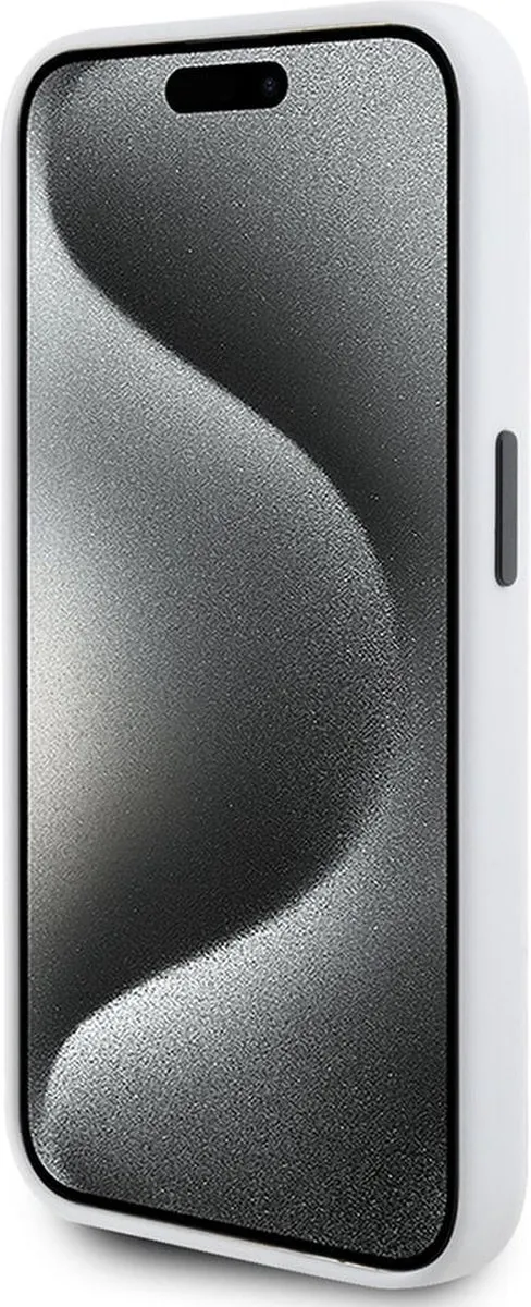 Karl Lagerfeld iPhone 15 Pro Backcover Hoesje - Wit